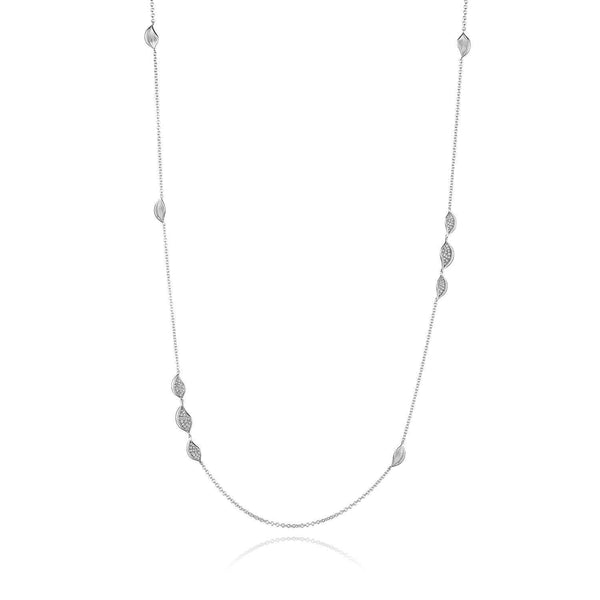 Tacori Dahlia Petal Diamond Pavé Station 32" Necklace FN91632