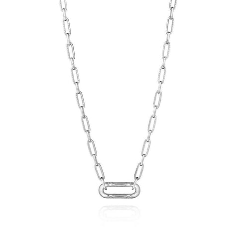 Tacori Crescent Eclipse Silver Large Link Pendant FN945SV17
