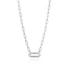 Tacori Crescent Eclipse Silver Large Link Pendant FN945SV17