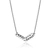 Tacori Crescent Eclipse Silver Large Double Link Pendant FN946SV17