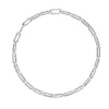 Tacori Crescent Eclipse Silver Large Link Necklace FN949SV18
