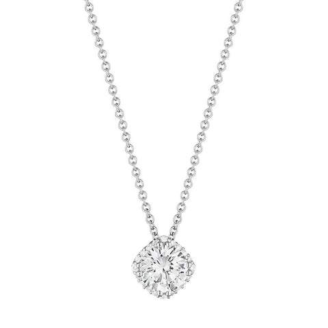 Tacori Dantela Bloom Round Center Diamond Pendant FP6438