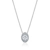 Tacori Bloom 17" Vertical Oval Bloom Diamond Necklace FP811VRDOV65