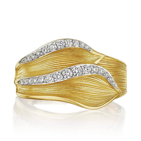Tacori Dahlia Double Petal Diamond Pavé Ring FR906Y