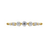 Gabriel 14K Yellow Gold Graduating Single Prong Diamond Band Ring LR51740Y45JJ