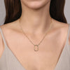 Gabriel 14K Yellow Gold Chain Necklace with Rectangle Drop NK7151Y4JJJ