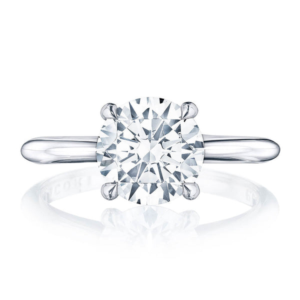 Tacori Two-Tone Round Solitaire Engagement Ring HT2580RD10YW