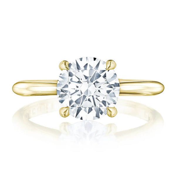 Tacori 18K Yellow Gold Round Solitaire Engagement Ring HT2580RD9Y