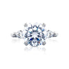 Tacori RoyalT Round 3-Stone Engagement Ring HT2628RD85