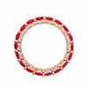 Tacori Classic Crescent RoyalT Round Ruby Eternity Band HT2633PK65RB