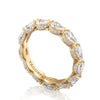 Tacori Classic Crescent RoyalT 3/4 Way Pear Cut Diamond Band HT26426534