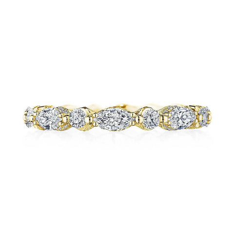 Tacori Marquise and Round 1/2 Way Diamond Band HT2681Y6512