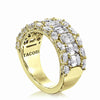 Tacori Classic Crescent RoyalT Emerald and Pear Mosaic Band HT2695712Y