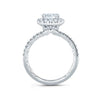 A.JAFFE Cushion Halo Diamond Engagement Ring ME2169Q/206