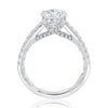 A.JAFFE Round Center Diamond Engagement Ring MECRD2772Q/199