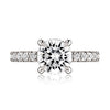 A.JAFFE 18K White Gold Diamond Engagement Ring MECRD3051L/275