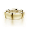 Michael M Two-Tone 14K White Gold & Yellow Gold Men's Wedding Band MB106