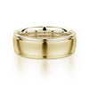 Michael M Two-Tone 14K White Gold & Yellow Gold Men's Wedding Band MB106