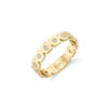 Michael M Signature Bezel Infinity Wedding Band B439
