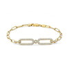 Michael M Double Link ID Bracelet BR354M