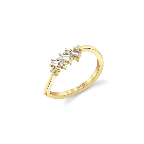 Michael M Montage Baguette Cluster Ring F399