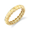 Michael M 3D Tetra 18K Yellow Gold Men's Band MB123