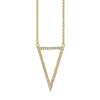 Michael M Geometric Triangle Diamond Pendant P226