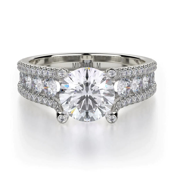 Michael M Strada Diamond Engagement Ring R679S-1.5
