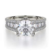 Michael M Strada Diamond Engagement Ring R679S-1.5