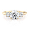 Michael M Trinity Round Diamond Engagement Ring R805-1.5