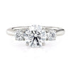 Michael M Trinity Round Diamond Engagement Ring R805-1.5
