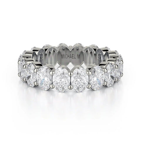 Michael M Crown Ladies Diamond Wedding Band B331