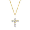 Michael M Montage Diamond Emerald Cross Pendant P410
