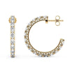 Michael M Meksian Diamond Hoop Earrings ER601