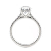 Michael M Crown Oval Center Diamond Engagement Ring R749-2 Oval