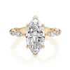 Michael M Montage Marquise Center Diamond Engagement Ring R802-3 Marquise