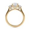 Michael M Trinity 18K White Gold Engagement Ring R805-1.5RD