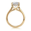 Michael M Crown Hidden Halo Solitaire Engagement Ring R828-3 Round