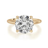 Michael M Crown Hidden Halo Solitaire Engagement Ring R828-3 Round