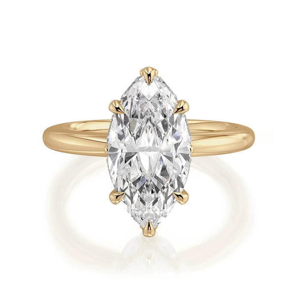 Michael M Monarch Marquise Center Solitaire Engagement Ring R832-3 Marquise