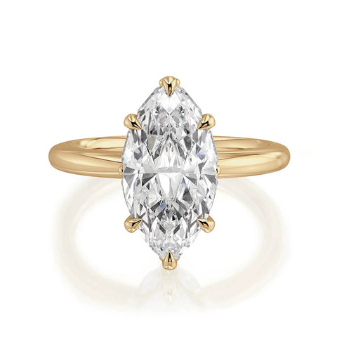Michael M Monarch Marquise Center Solitaire Engagement Ring R832-3 Marquise