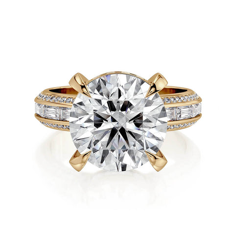 Michael M Montage Round Center Engagement Ring R835-4 Round
