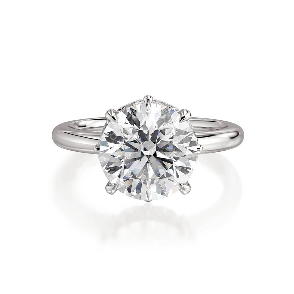 Michael M Monarch Round Center Engagement Ring R836-3 Round
