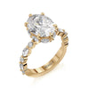 Michael M Monarch Oval Center Diamond Engagement Ring R837-3 Oval