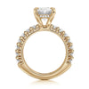 Michael M Meksian Oval Center Diamond Engagement Ring R903-3