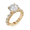 Michael M Meksian Round Center Diamond Engagement Ring R905-3 Round