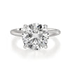 Michael M Crown Hidden Halo Solitaire Engagement Ring R828-3 Round