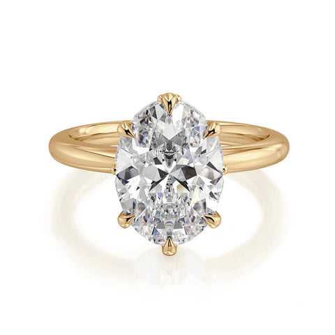 Michael M Monarch Oval Cut Center Engagement Ring R834-3 Oval