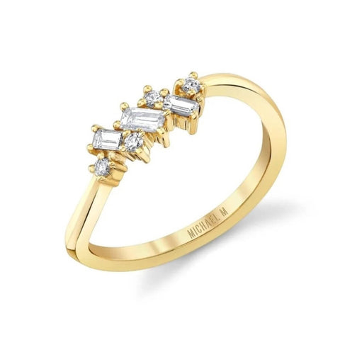 Michael M Montage Baguette Cluster Ring F399