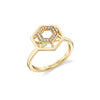 Michael M Hex Truss Cocktail Ring F513